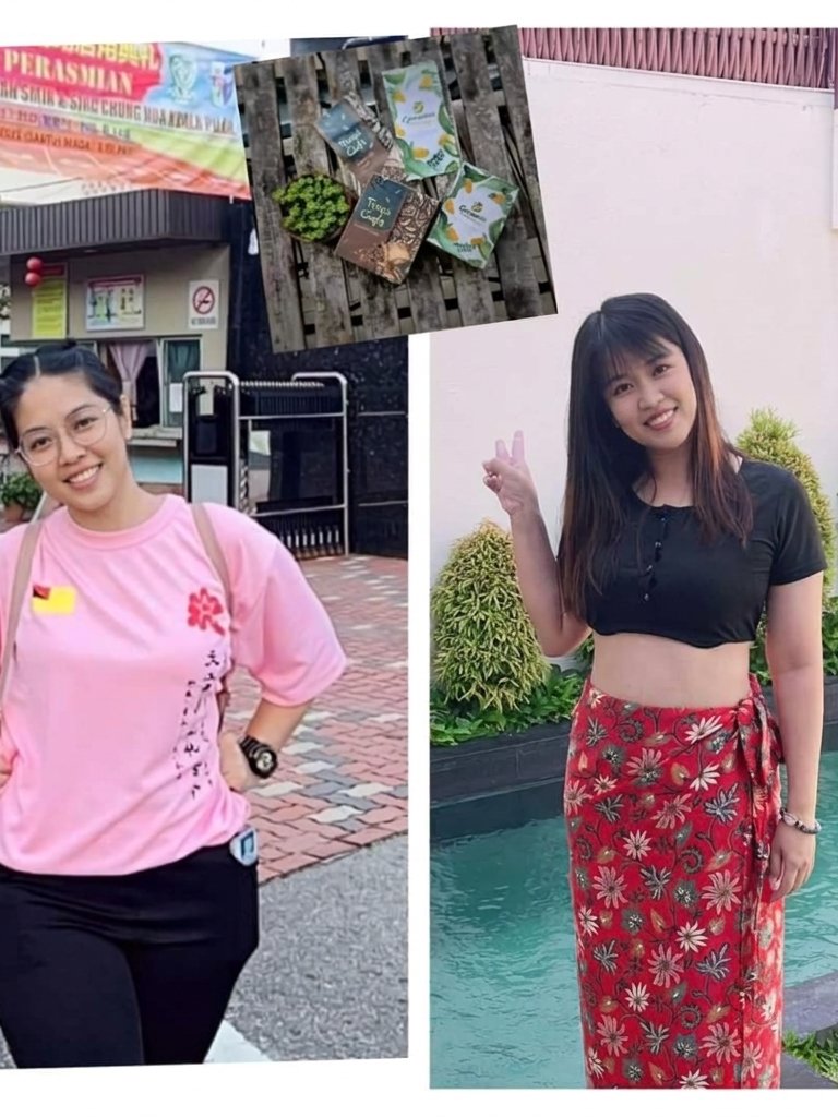 Afiyah products successfully helped a lady lose weight