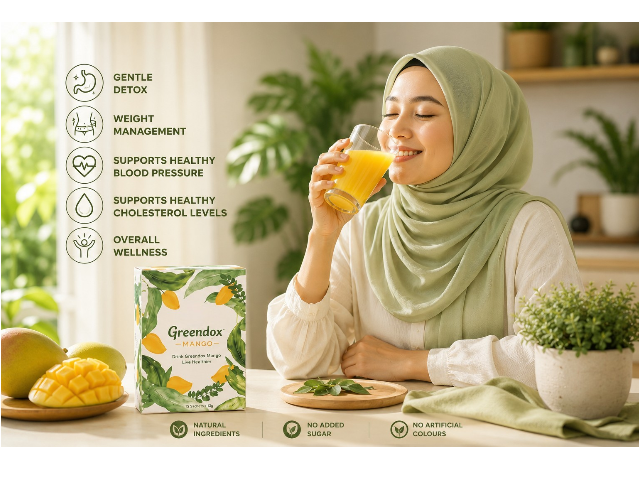 Greendox Mango gently detoxes your body